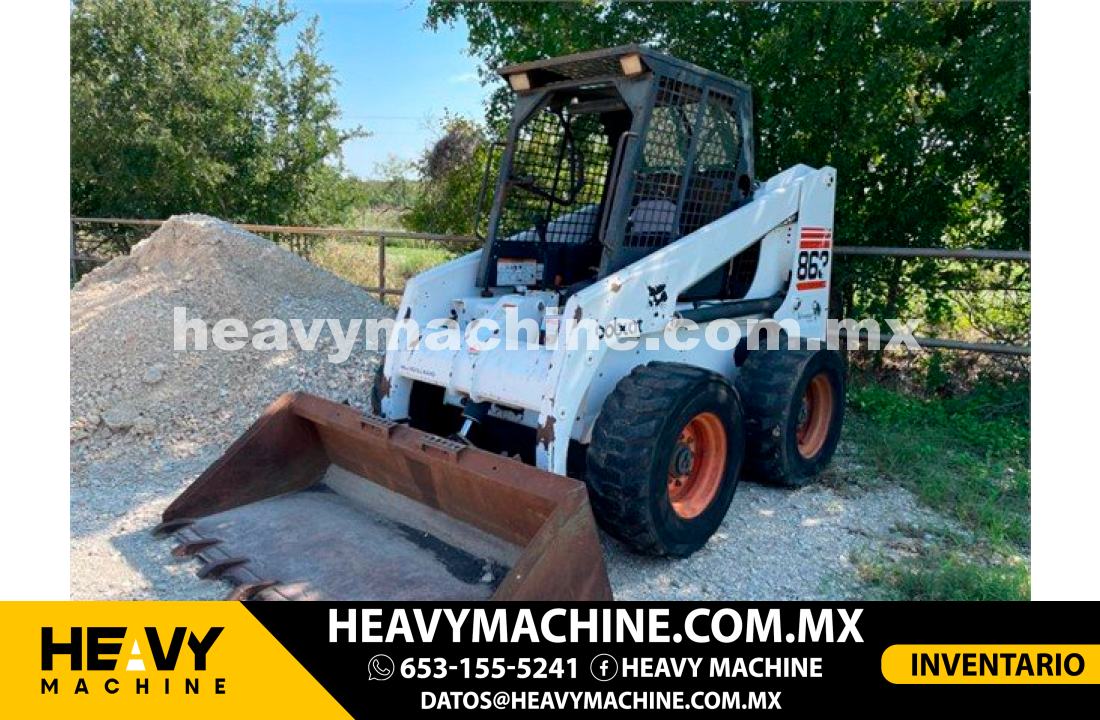 Maquinaria Pesada Mini Cargador 2005 BOBCAT 863